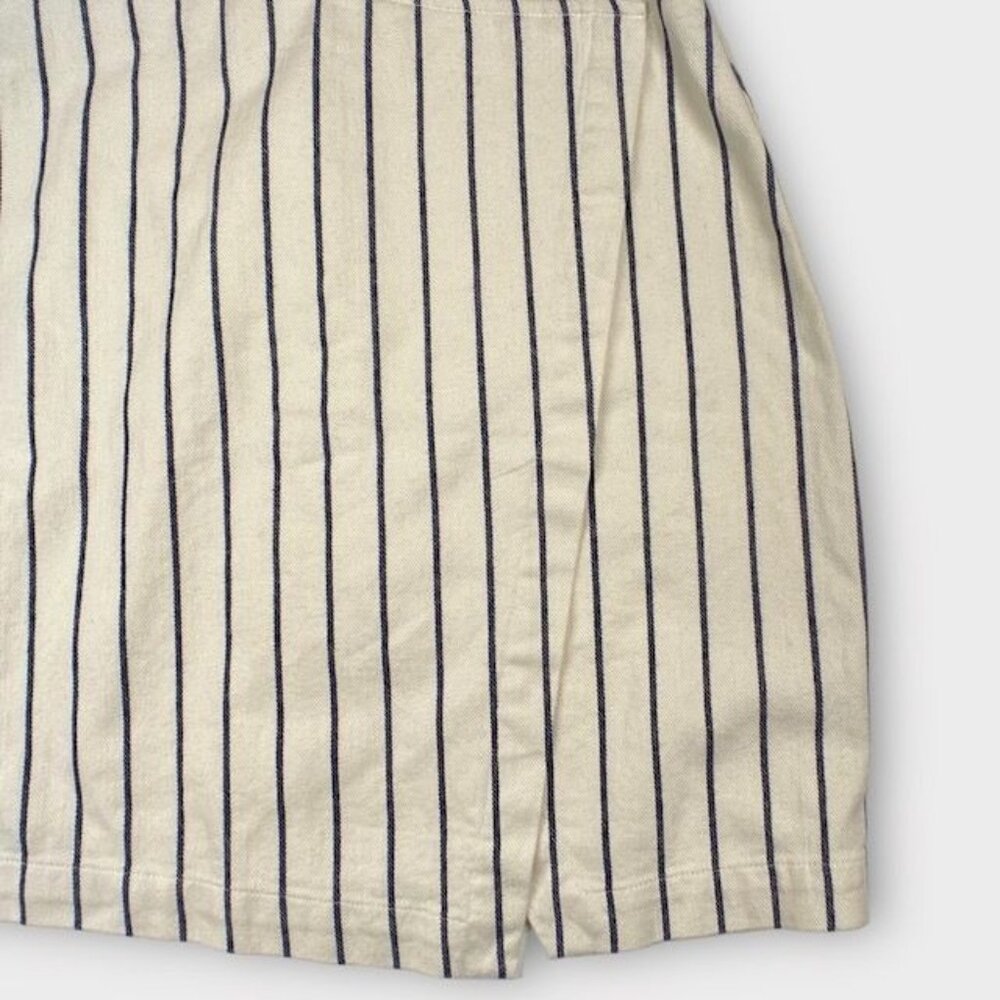 Madewell Wrap Mini Skirt Beige Size 4 - Picture 5 of 6